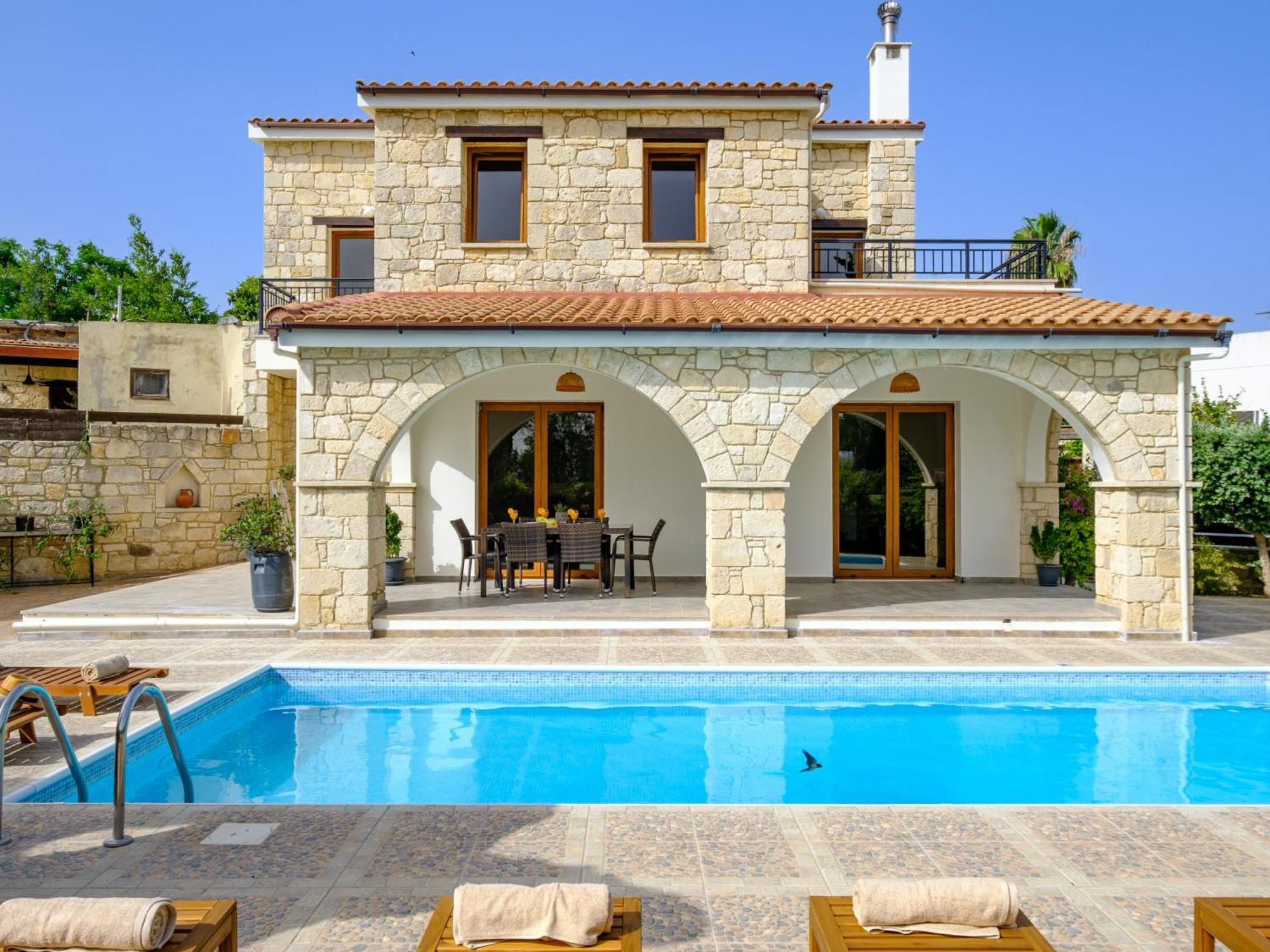 Almond Grove Luxury Villa Wprivate Pool Simou Exterior foto